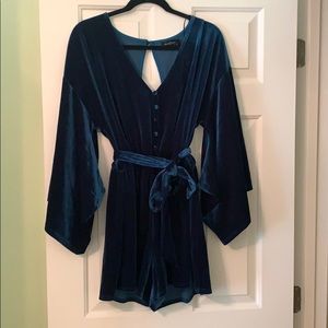 Velvet romper
